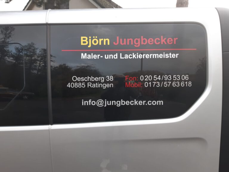 Fahrzeugbeschriftung